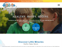Tablet Screenshot of discoverlittlemiracles.com